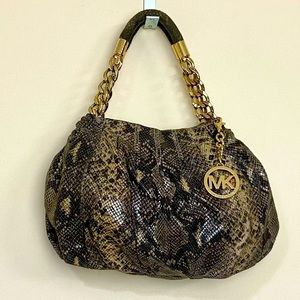 Vintage Michael Kors Snake skin hand bag